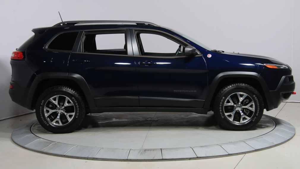 2016 Jeep Cherokee TRAILHAWK 4WD AUTO A/C CUIR TOIT PANO NAV MAGS BLU #7