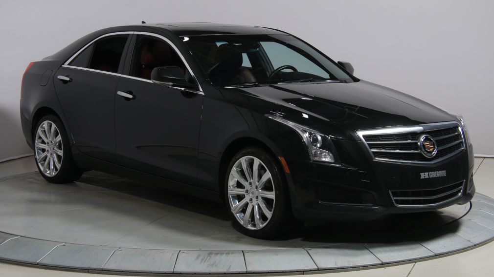 2013 Cadillac ATS LUXURY AWD AUTO A/C CUIR ROUGE TOIT NAV MAGS BLUET #0