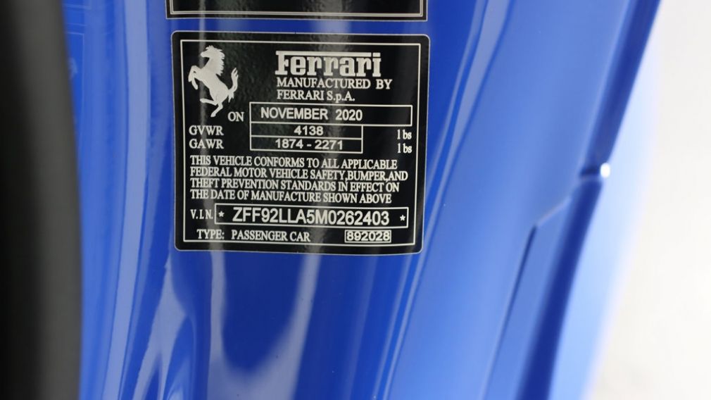 2021 Ferrari F8 Tributo  #48