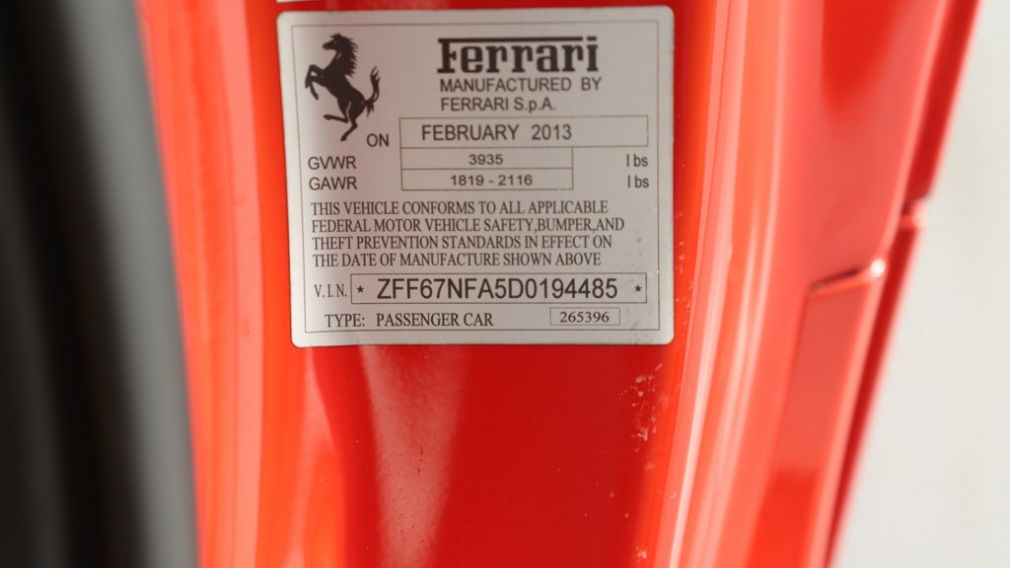 2013 Ferrari 458 Italia  #40
