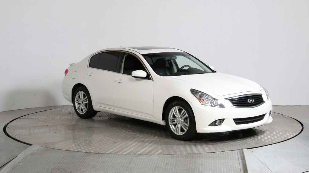 2013 Infiniti G37 LUXURY AWD AUTO A/C CUIR TOIT MAGS BLUETHOOT #0