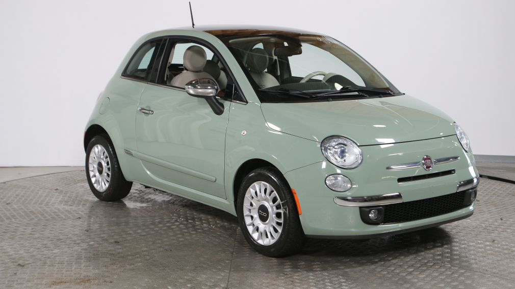 2013 Fiat 500 LOUNGE AUTO A/C CUIR TOIT MAGS BLUETHOOT #0