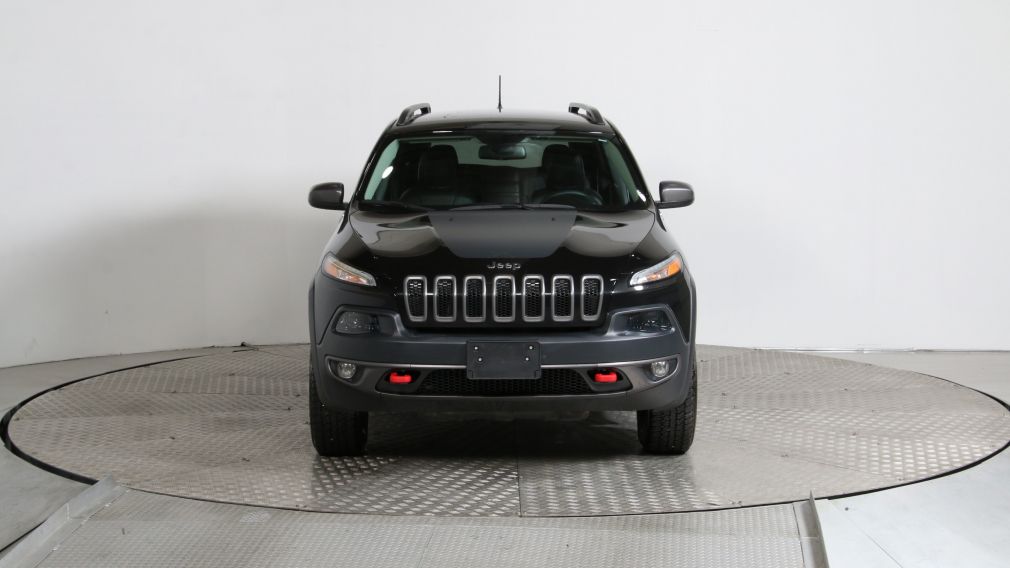 2016 Jeep Cherokee TRAILHAWK AWD V6 CUIR MAGS CAMÉRA DE RECUL #2