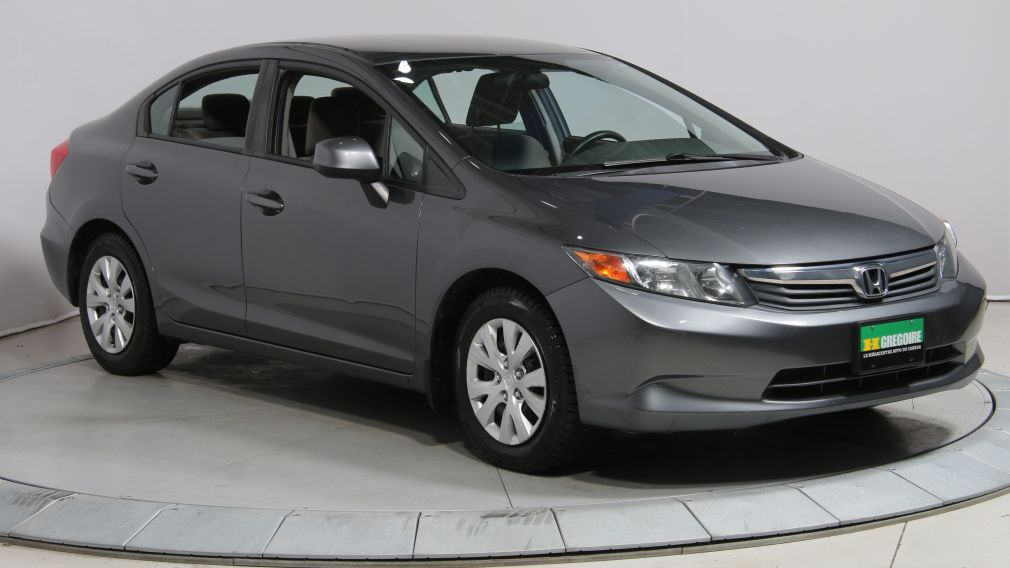 2012 Honda Civic LX A/C BLUETOOTH GR ELECTRIQUE #0