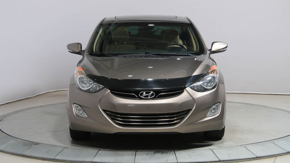 2011 Hyundai Elantra Limited w/Nav A/C CUIR TOIT MAGS BLUETHOOT #2