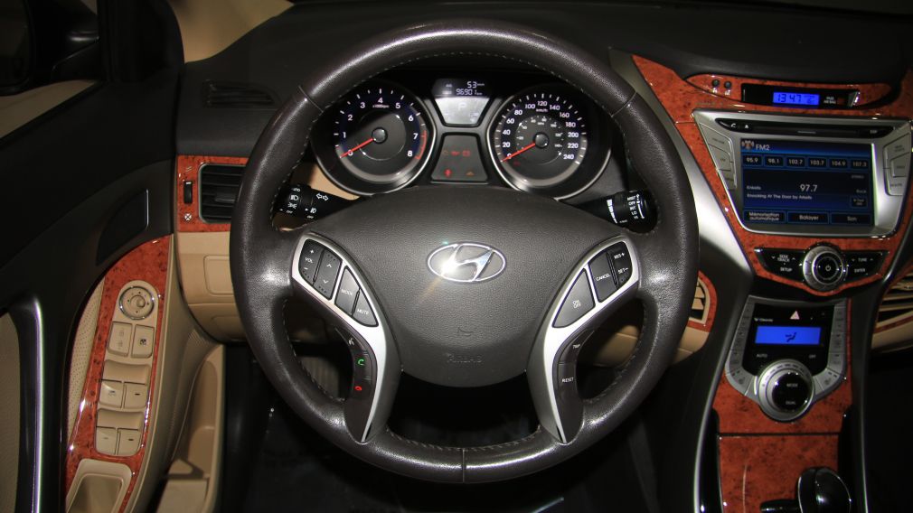 2011 Hyundai Elantra Limited w/Nav A/C CUIR TOIT MAGS BLUETHOOT #15