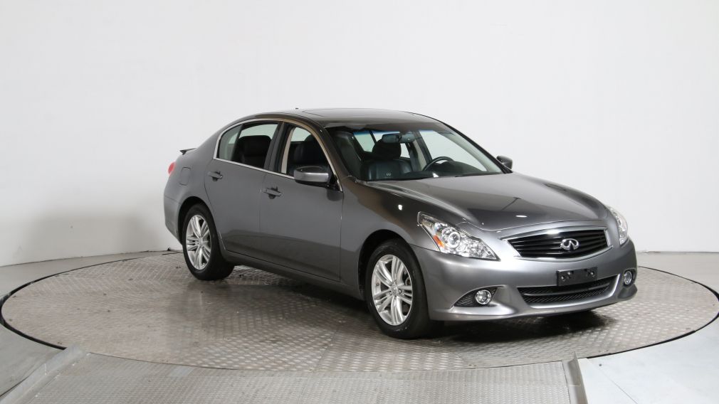 2013 Infiniti G37 LUXURY AWD AUTO A/C CUIR TOIT MAGS CAMÉRA DE RECUL #0