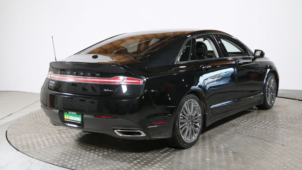 2014 Lincoln MKZ AWD V6 CUIR TOIT PANO NAVIGATION CAMÉRA DE RECUL #4