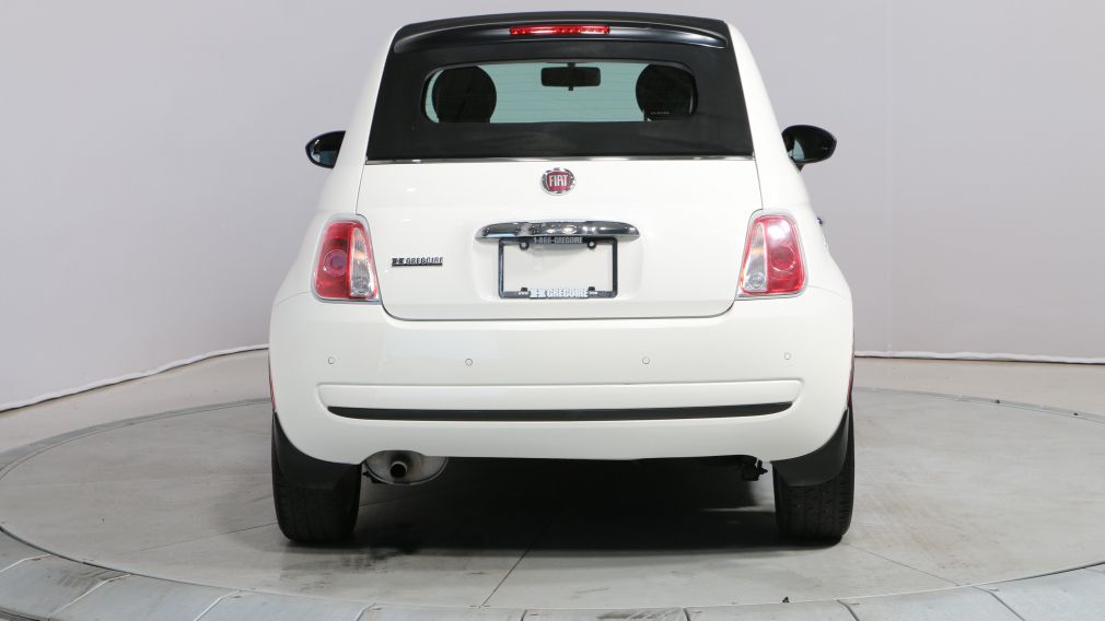 2012 Fiat 500 POP CONVERTIBLE AUTO A/C GR ELECT MAGS #6