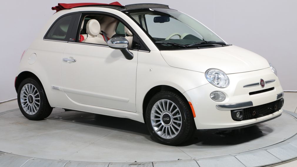 2015 Fiat 500c LOUNGE CONVERTIBLE A/C BLUETOOTH MAGS #0