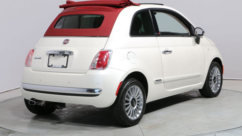 2015 Fiat 500c LOUNGE CONVERTIBLE A/C BLUETOOTH MAGS #7