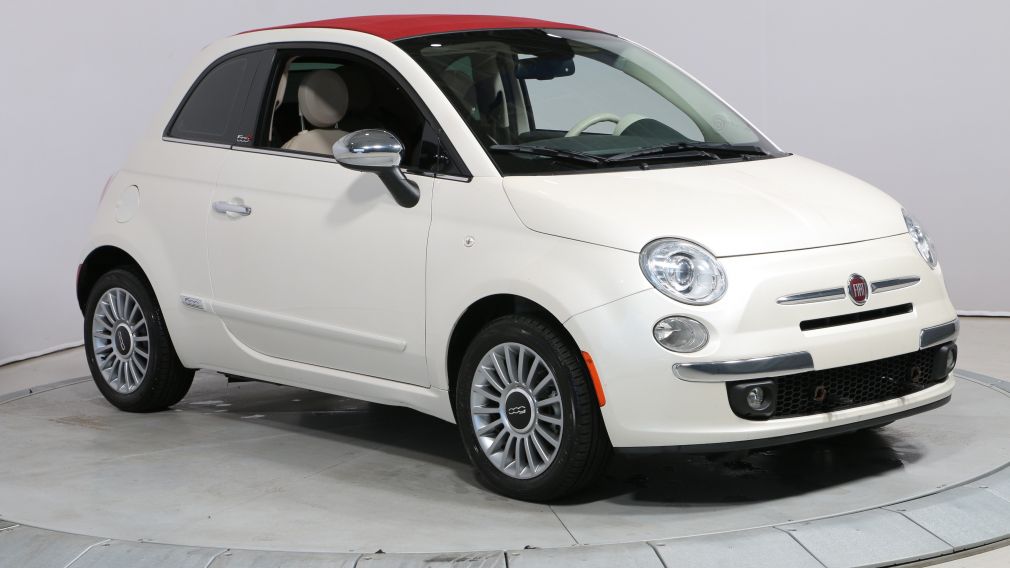 2015 Fiat 500c LOUNGE CONVERTIBLE A/C BLUETOOTH MAGS #9