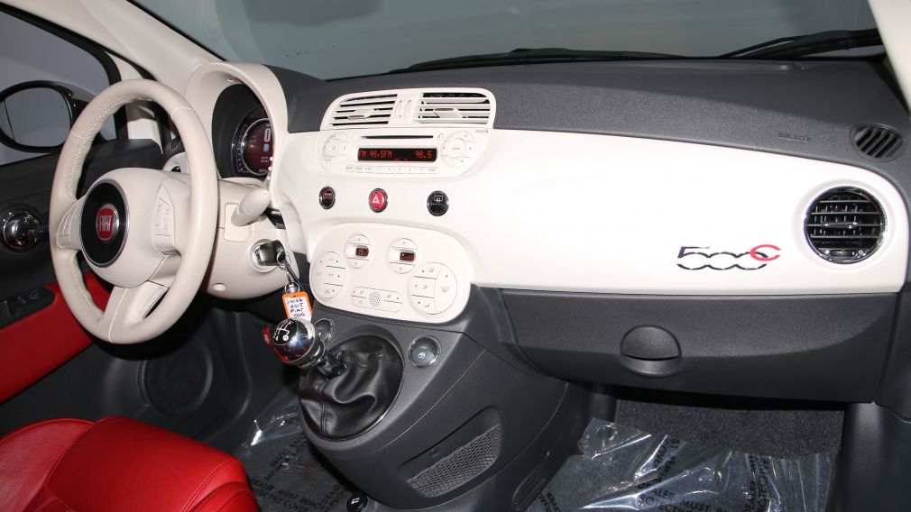 2015 Fiat 500c LOUNGE CONVERTIBLE A/C BLUETOOTH MAGS #27