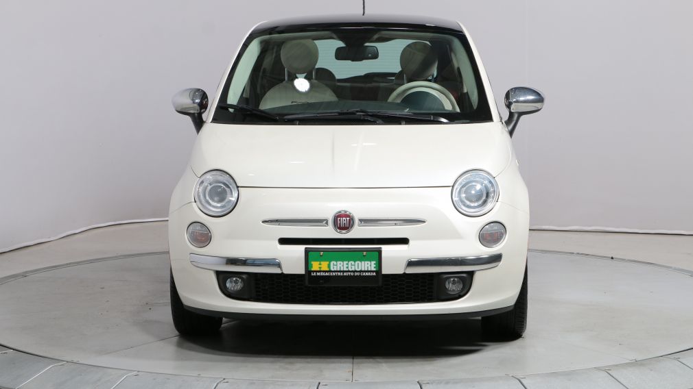 2013 Fiat 500 LOUNGE A/C TOIT CUIR MAGS #2