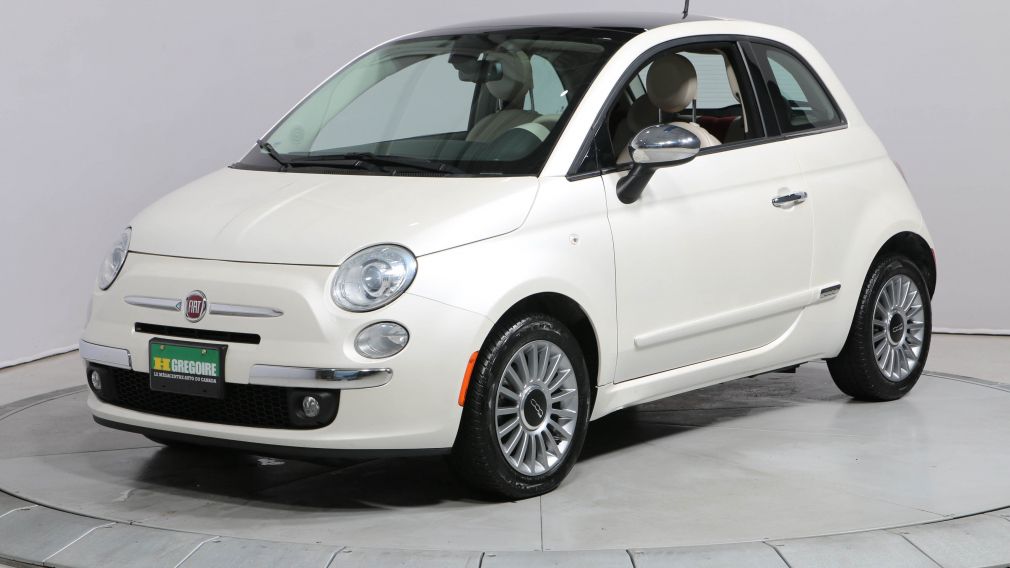 2013 Fiat 500 LOUNGE A/C TOIT CUIR MAGS #2