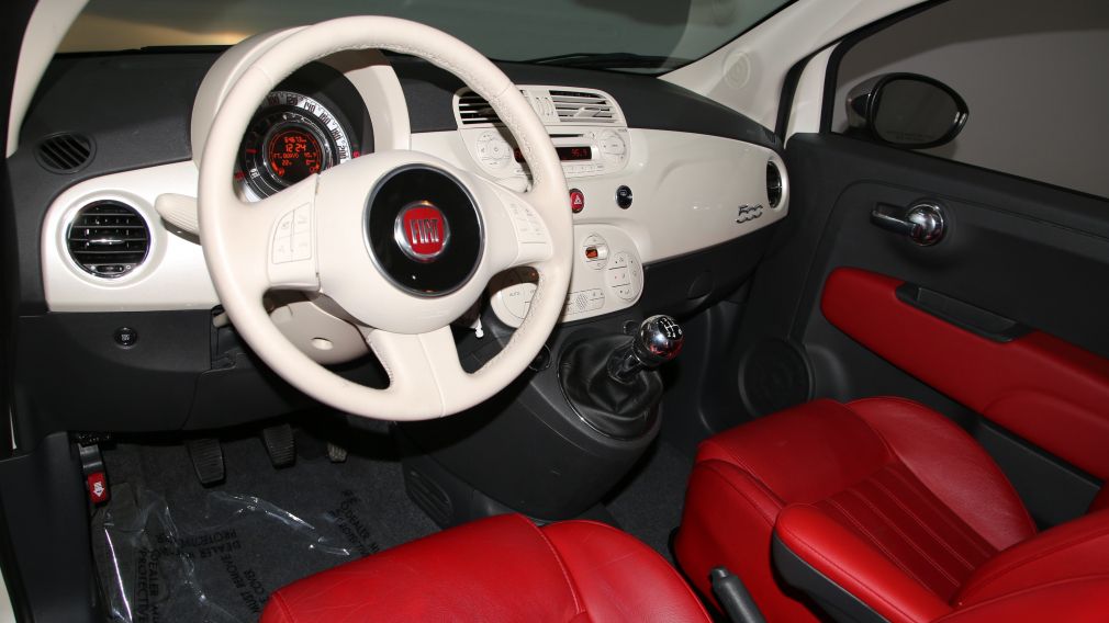 2013 Fiat 500 LOUNGE A/C TOIT CUIR MAGS #8