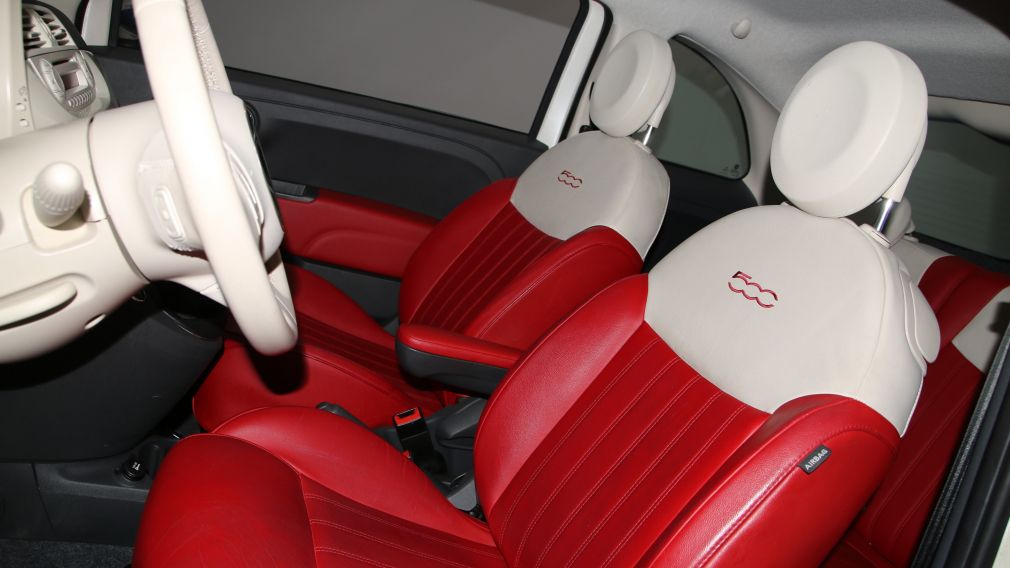 2013 Fiat 500 LOUNGE A/C TOIT CUIR MAGS #9