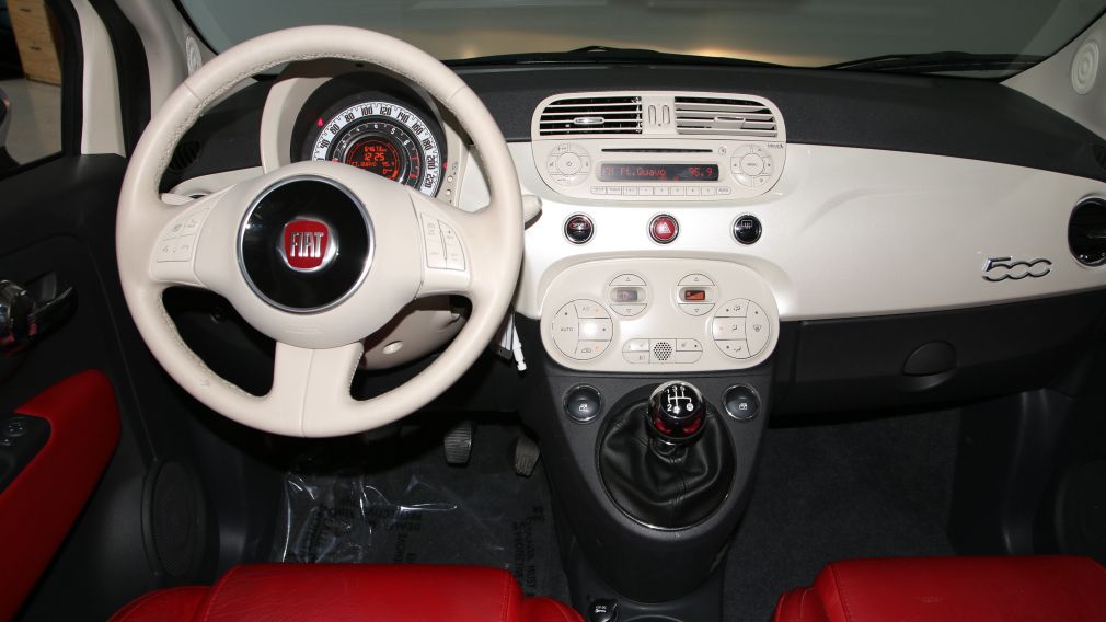 2013 Fiat 500 LOUNGE A/C TOIT CUIR MAGS #14