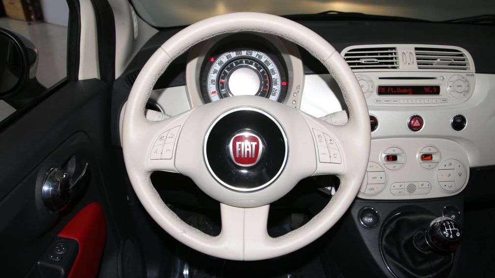 2013 Fiat 500 LOUNGE A/C TOIT CUIR MAGS #14