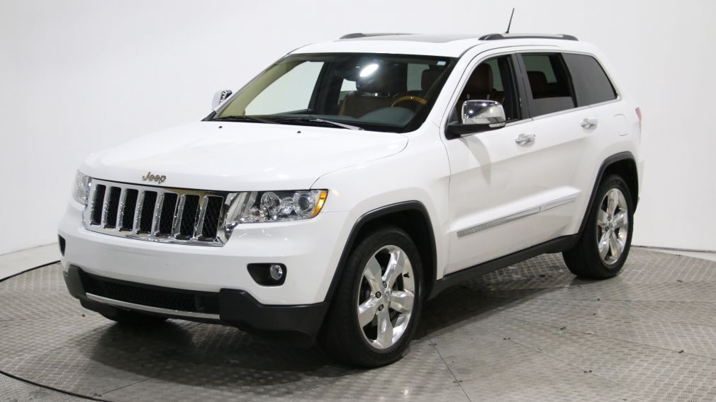 2013 Jeep Grand Cherokee Overland 4WD CUIR TOIT PANO MAGS CAM DE RECULE #3