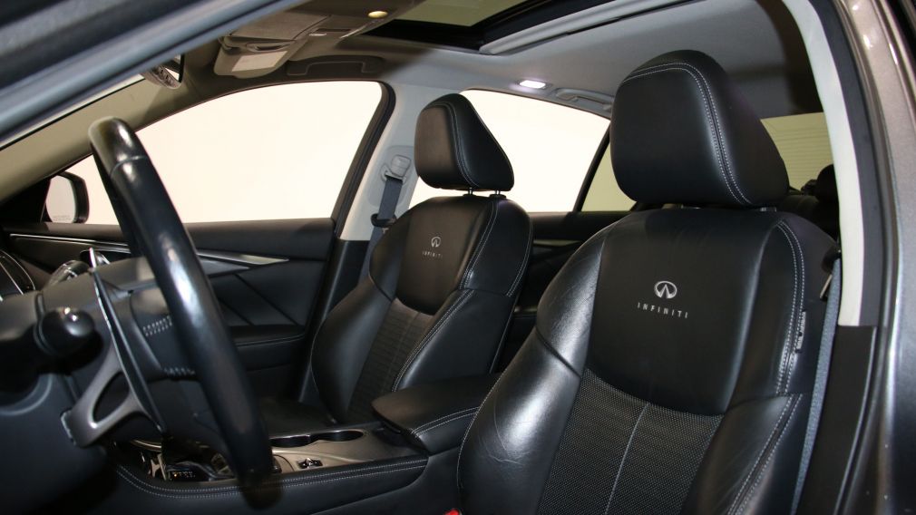 2014 Infiniti Q50 SPORT AWD AUTO A/C CUIR TOIT NAVIGATION #9