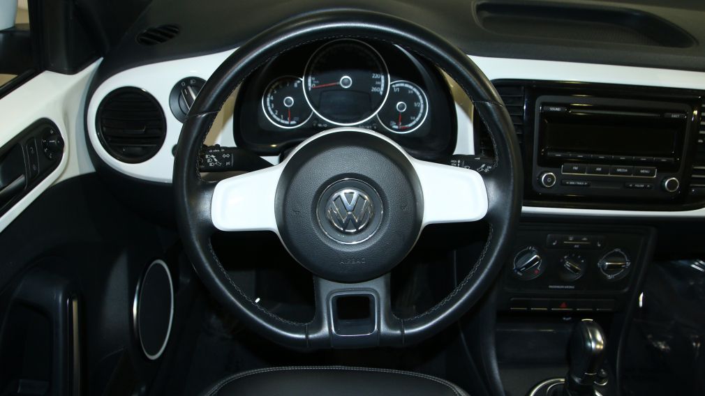 2013 Volkswagen BEETLE DECAPOTABLE AUTO CUIR #22