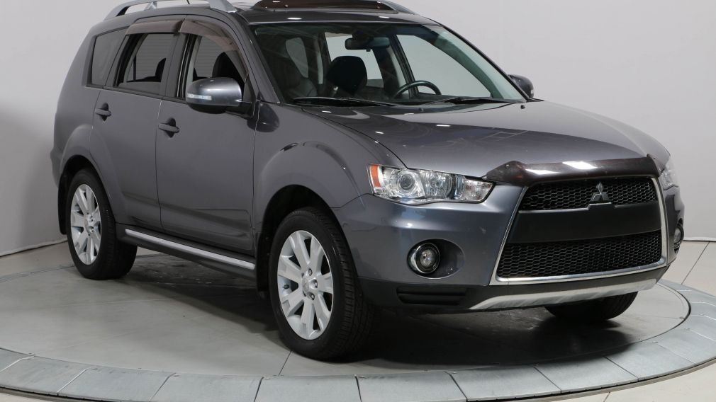 2010 Mitsubishi Outlander XLS AWD V6 CUIR TOIT 7 PASSAGERS #0