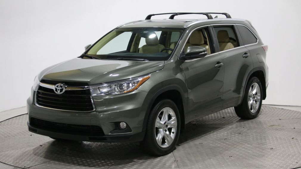 2014 Toyota Highlander Limited AWD CUIR TOIT PANO MAGS 7 PASSAGERS #2