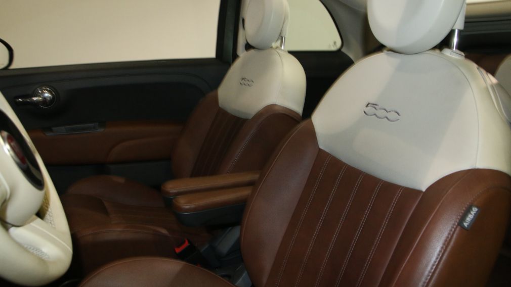 2015 Fiat 500c Lounge 2 PORTE DÉCAPOTABLE GRP ELEC #17