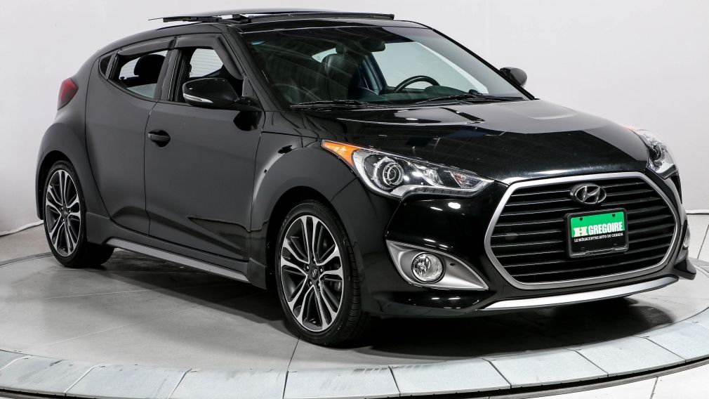 2016 Hyundai Veloster TURBO TECH BLUE PKG TOIT CUIR NAV MAGS #0