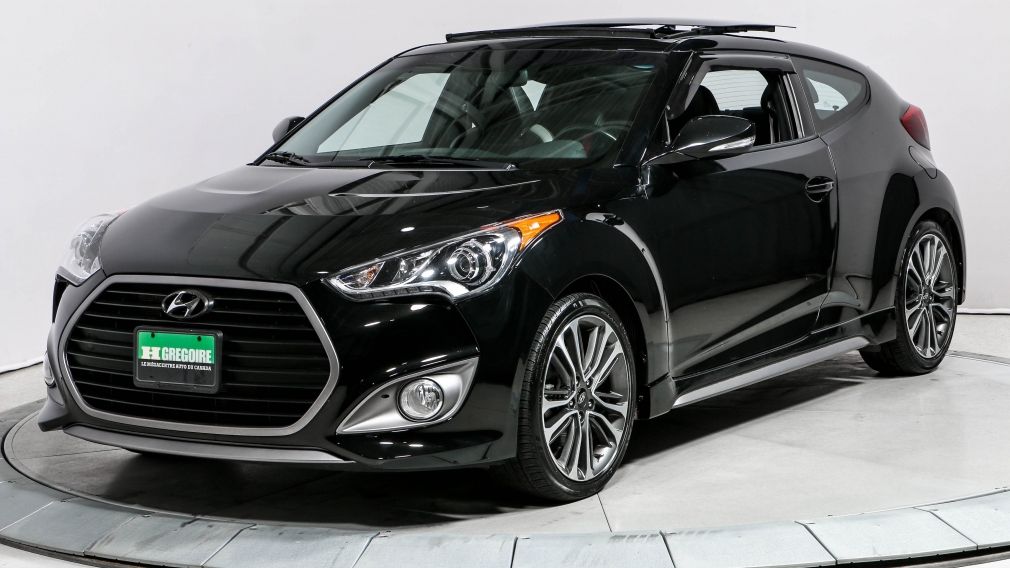 2016 Hyundai Veloster TURBO TECH BLUE PKG TOIT CUIR NAV MAGS #3