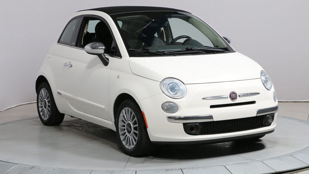2012 Fiat 500 LOUNGE AUTO CONVERTIBLE CUIR MAGS #0