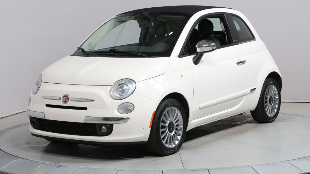 2012 Fiat 500 LOUNGE AUTO CONVERTIBLE CUIR MAGS #3