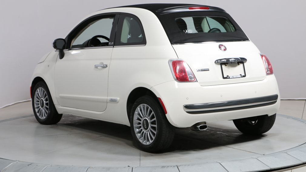 2012 Fiat 500 LOUNGE AUTO CONVERTIBLE CUIR MAGS #4