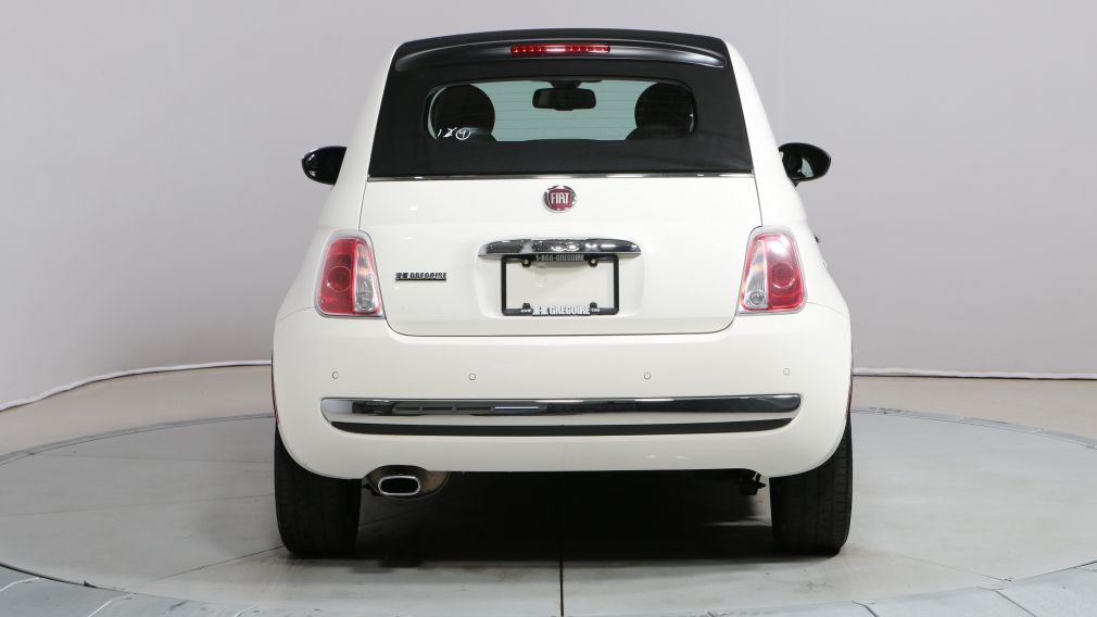 2012 Fiat 500 LOUNGE AUTO CONVERTIBLE CUIR MAGS #5