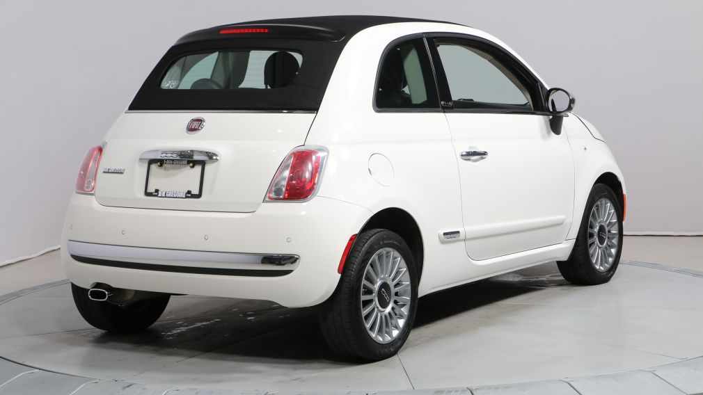 2012 Fiat 500 LOUNGE AUTO CONVERTIBLE CUIR MAGS #7