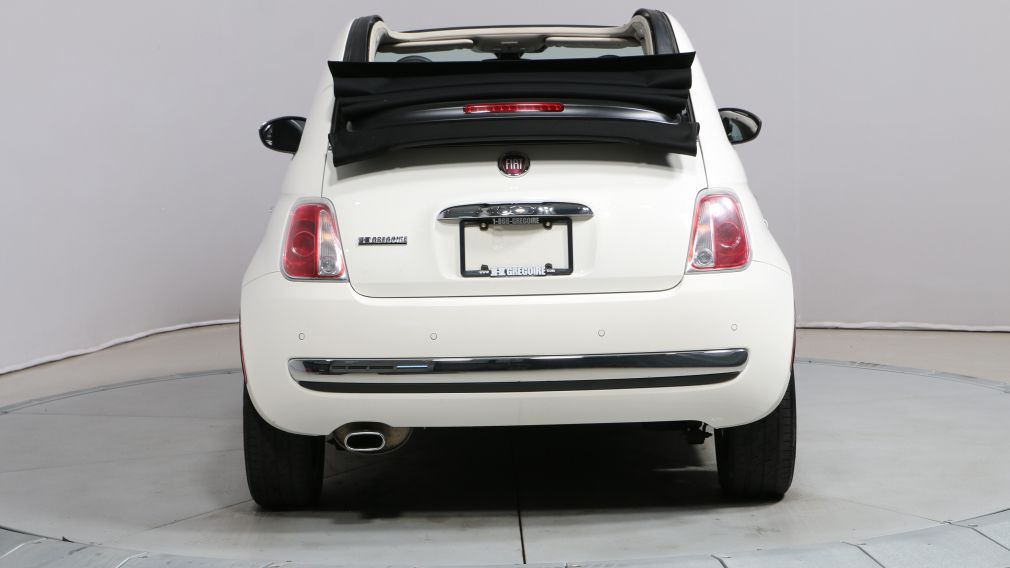 2012 Fiat 500 LOUNGE AUTO CONVERTIBLE CUIR MAGS #9