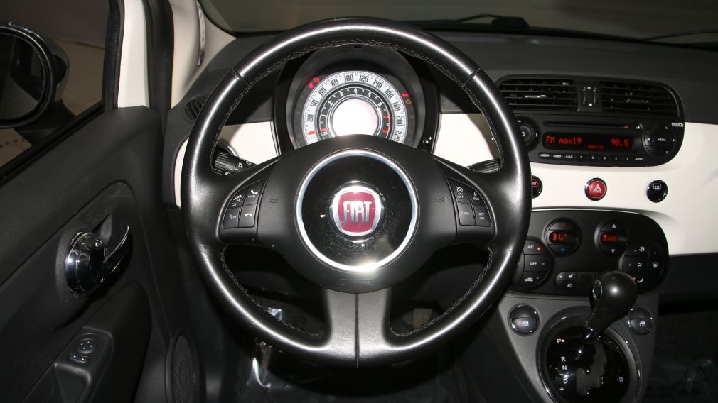 2012 Fiat 500 LOUNGE AUTO CONVERTIBLE CUIR MAGS #17