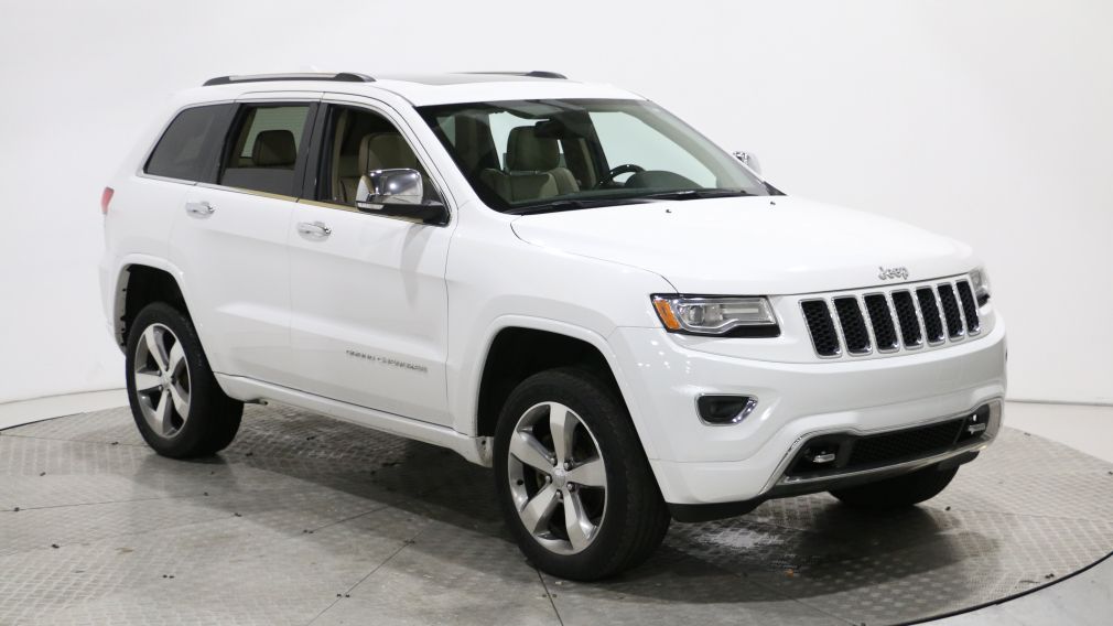 2014 Jeep Grand Cherokee Overland 4WD CUIR TOIT PANO MAGS CAM DE RECULE #0