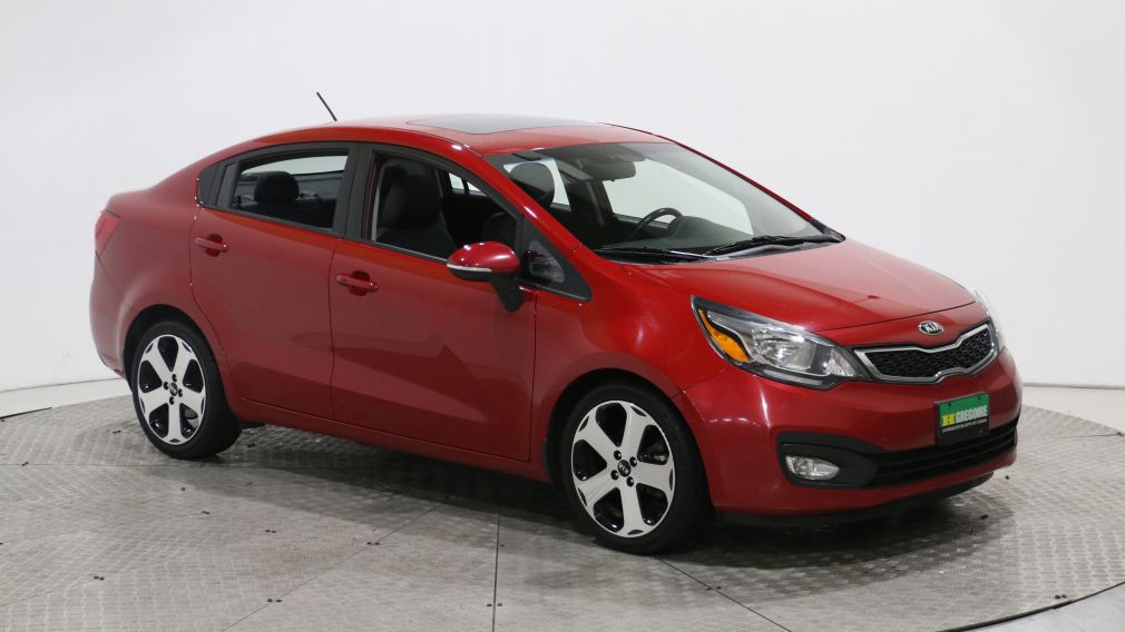 2014 Kia Rio SX A/C GR ÉLECT CUIR NAV TOIT OUVRANT MAGS #0