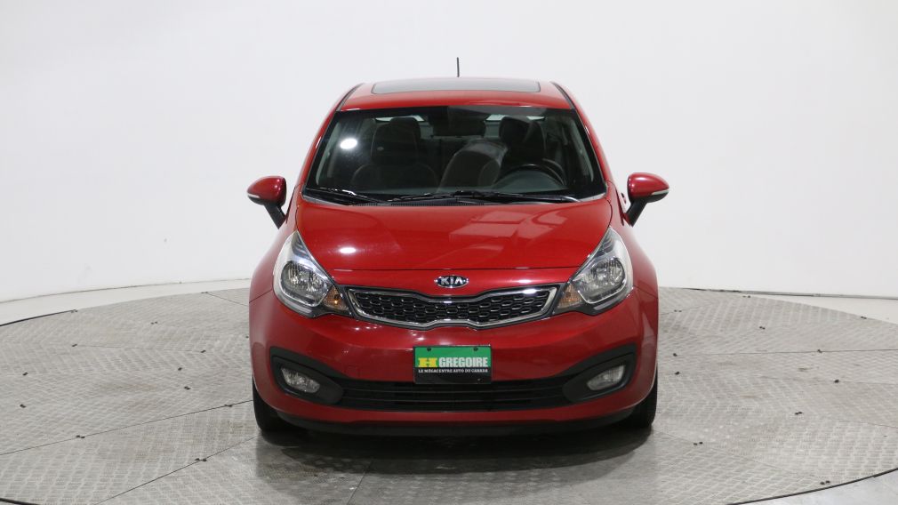 2014 Kia Rio SX A/C GR ÉLECT CUIR NAV TOIT OUVRANT MAGS #2