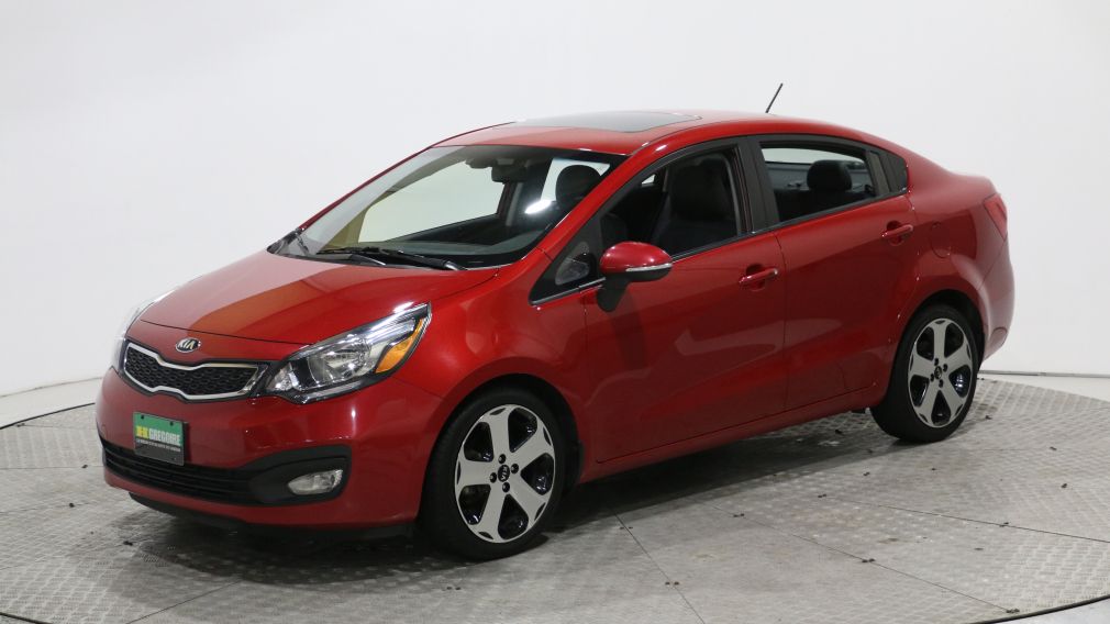 2014 Kia Rio SX A/C GR ÉLECT CUIR NAV TOIT OUVRANT MAGS #3