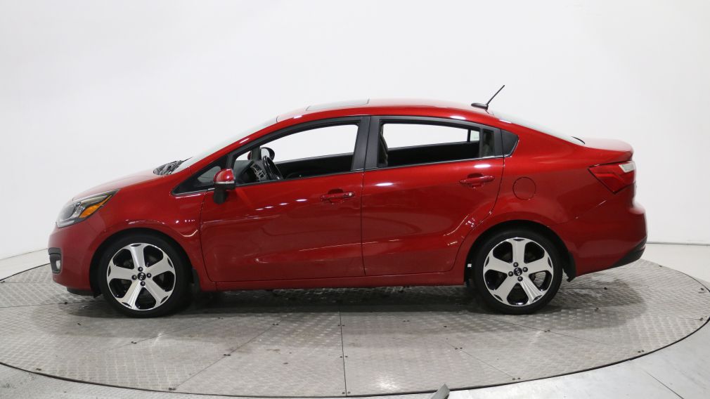 2014 Kia Rio SX A/C GR ÉLECT CUIR NAV TOIT OUVRANT MAGS #4