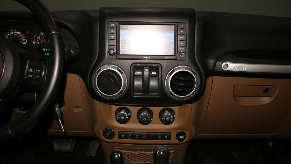 2013 Jeep Wrangler Sahara 4x4 AUTO A/C GR ELECT CUIR MAGS TOIT CONVER #12