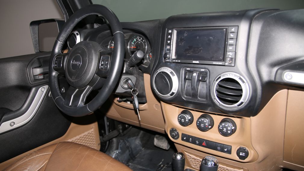 2013 Jeep Wrangler Sahara 4x4 AUTO A/C GR ELECT CUIR MAGS TOIT CONVER #21