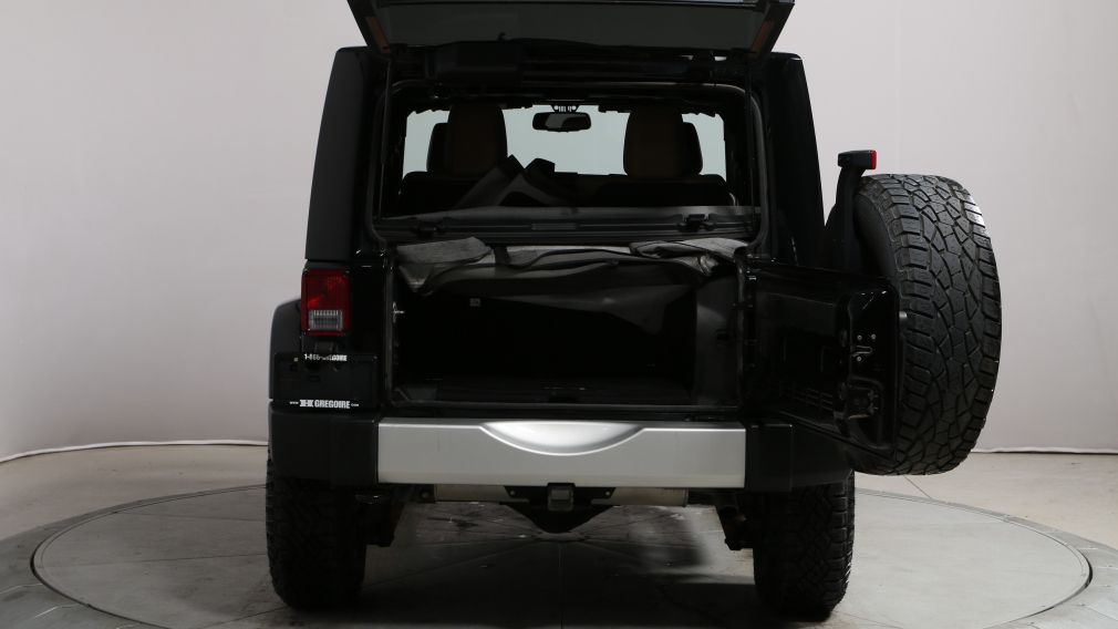 2013 Jeep Wrangler Sahara 4x4 AUTO A/C GR ELECT CUIR MAGS TOIT CONVER #26