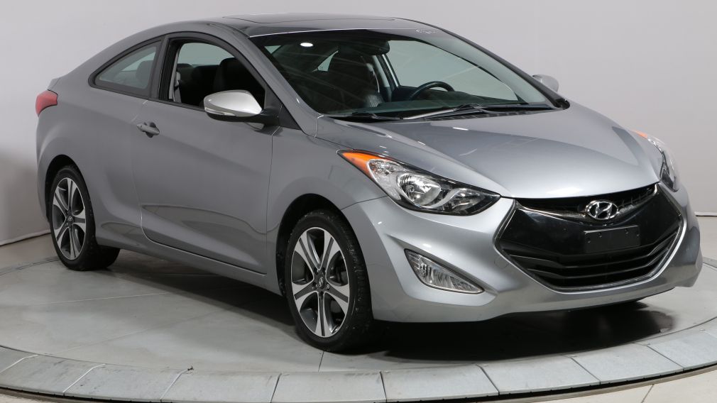 2013 Hyundai Elantra SE A/C GR ÉLECT CUIR  TOIT OUVRANT BAS KILOMÈTRAGE #0