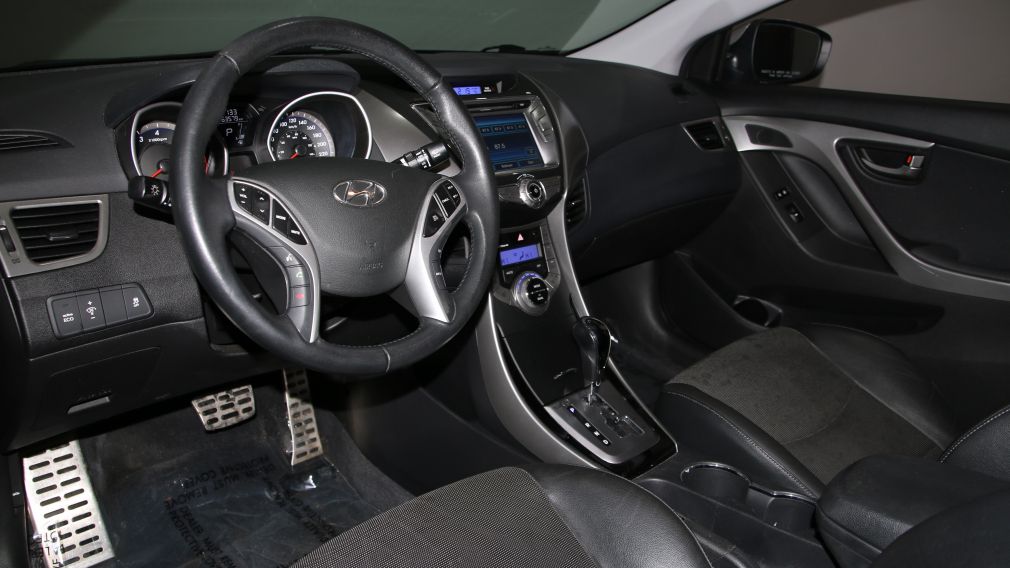 2013 Hyundai Elantra SE A/C GR ÉLECT CUIR  TOIT OUVRANT BAS KILOMÈTRAGE #9