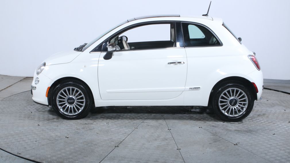 2013 Fiat 500 Lounge 2 PORTE AUTO A/C TOIT BLUETOOTH #3