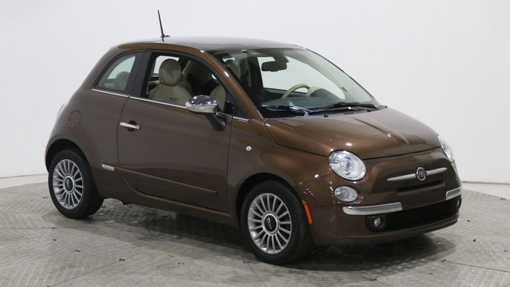 2013 Fiat 500 Lounge CUIR TOIT MAGS BLUETOOTH #0